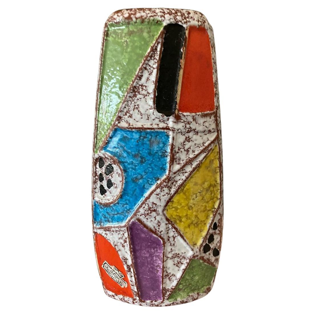 Moderne Vase-Dekor Ravenna aus der Mitte des Jahrhunderts von Bodo Mans für Bay Keramik im Angebot