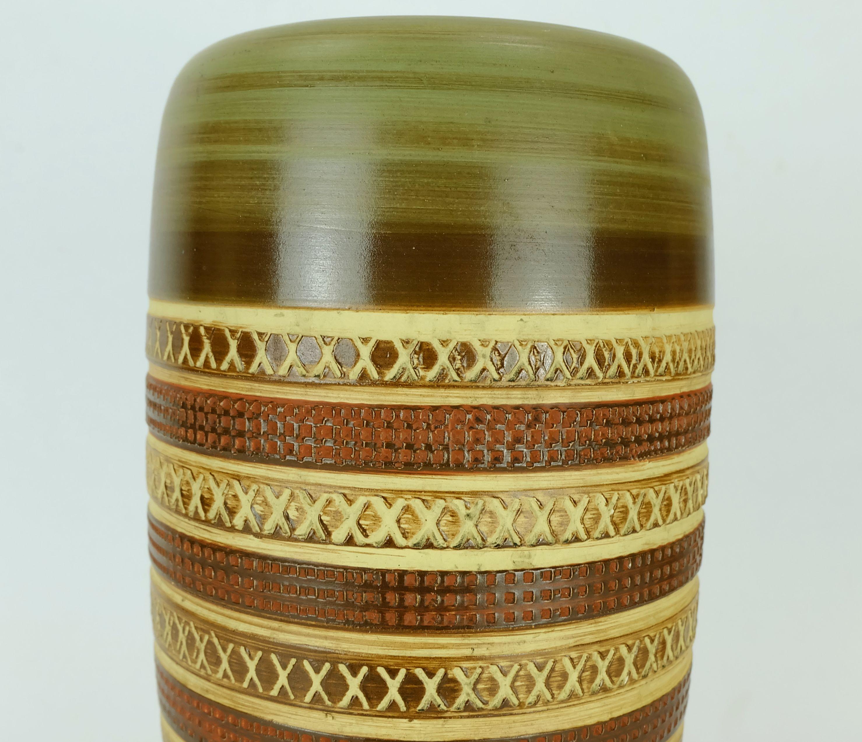 Tedesco VASO di metà secolo duemler & breiden modello 166 30 sgraffito 1950s in vendita