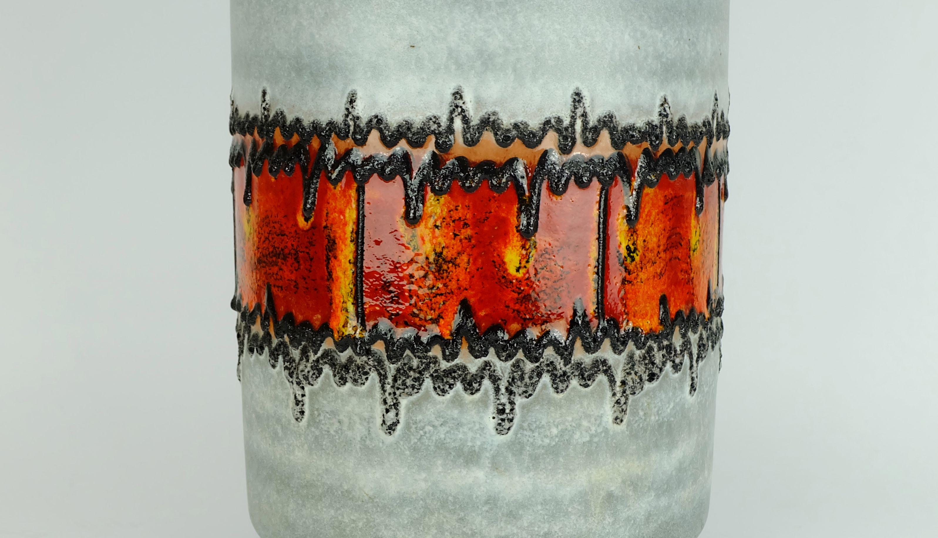 Mid-Century moderno VASO da terra di metà secolo carstens keramik modello 1264-45 anni '60 in vendita