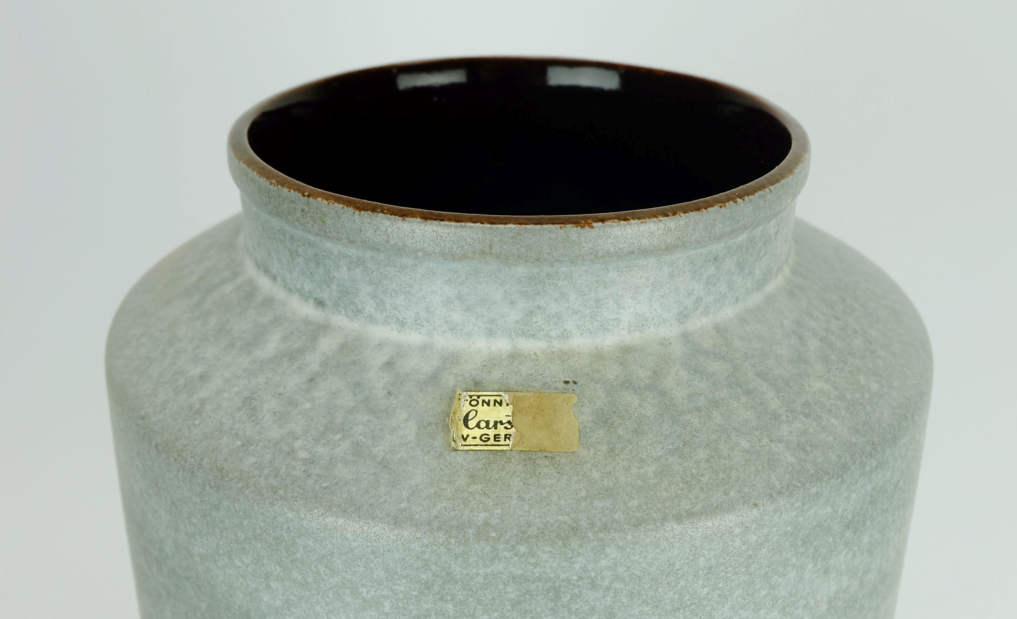Metà XX secolo VASO da terra di metà secolo carstens keramik modello 1264-45 anni '60 in vendita