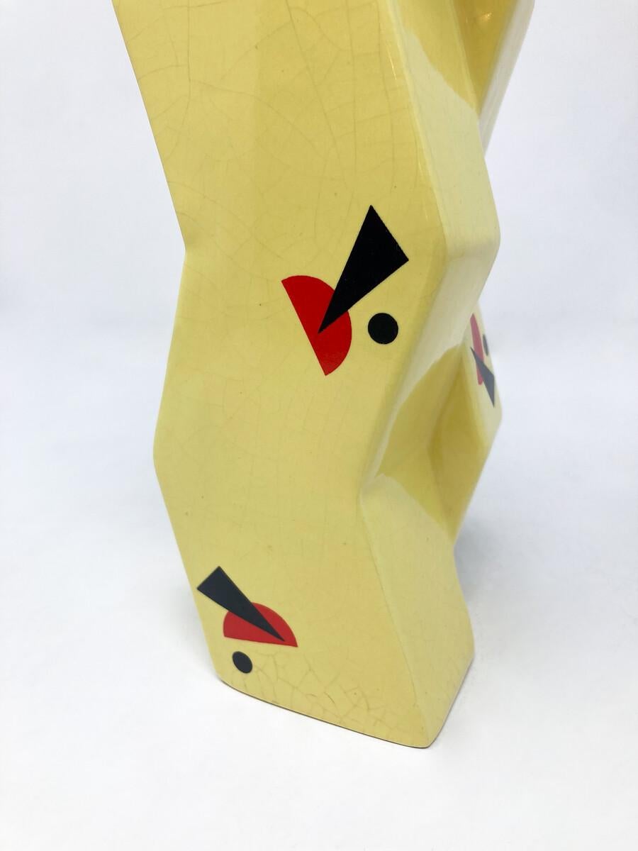 Ceramica Vaso di metà secolo nello stile di Lazar Lissitzky, anni '20 in vendita
