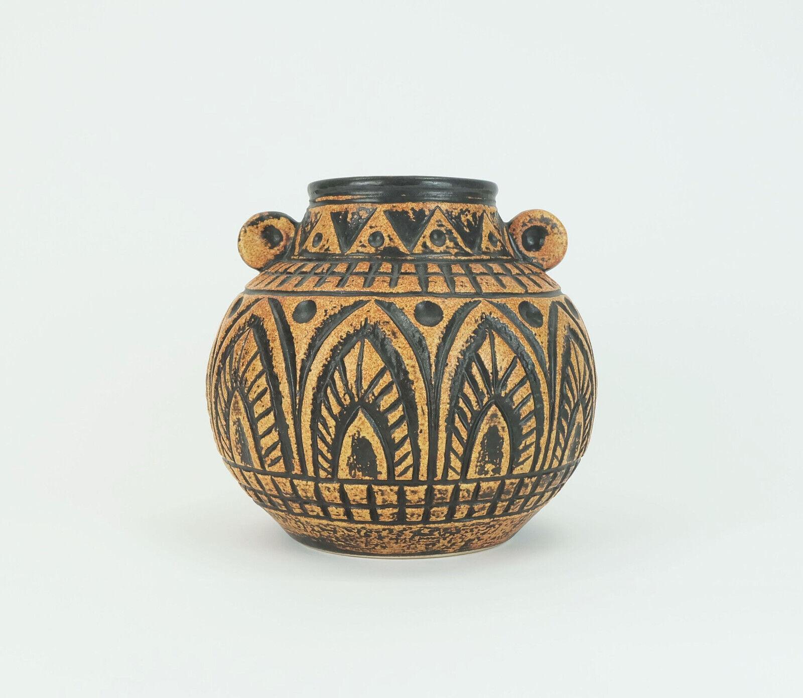 Metà XX secolo VASO di metà secolo Jasba modello N 312 11 20 decorazione astratta in vendita