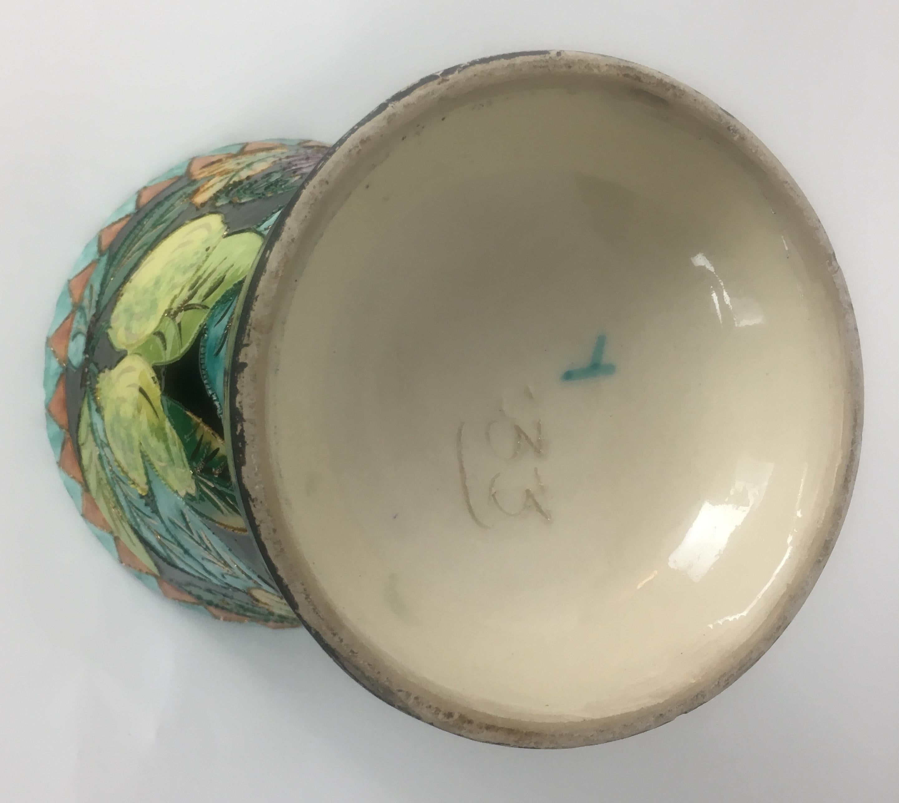 Vase en céramique de Monaco, vers 1950 Bon état à Miami, FL