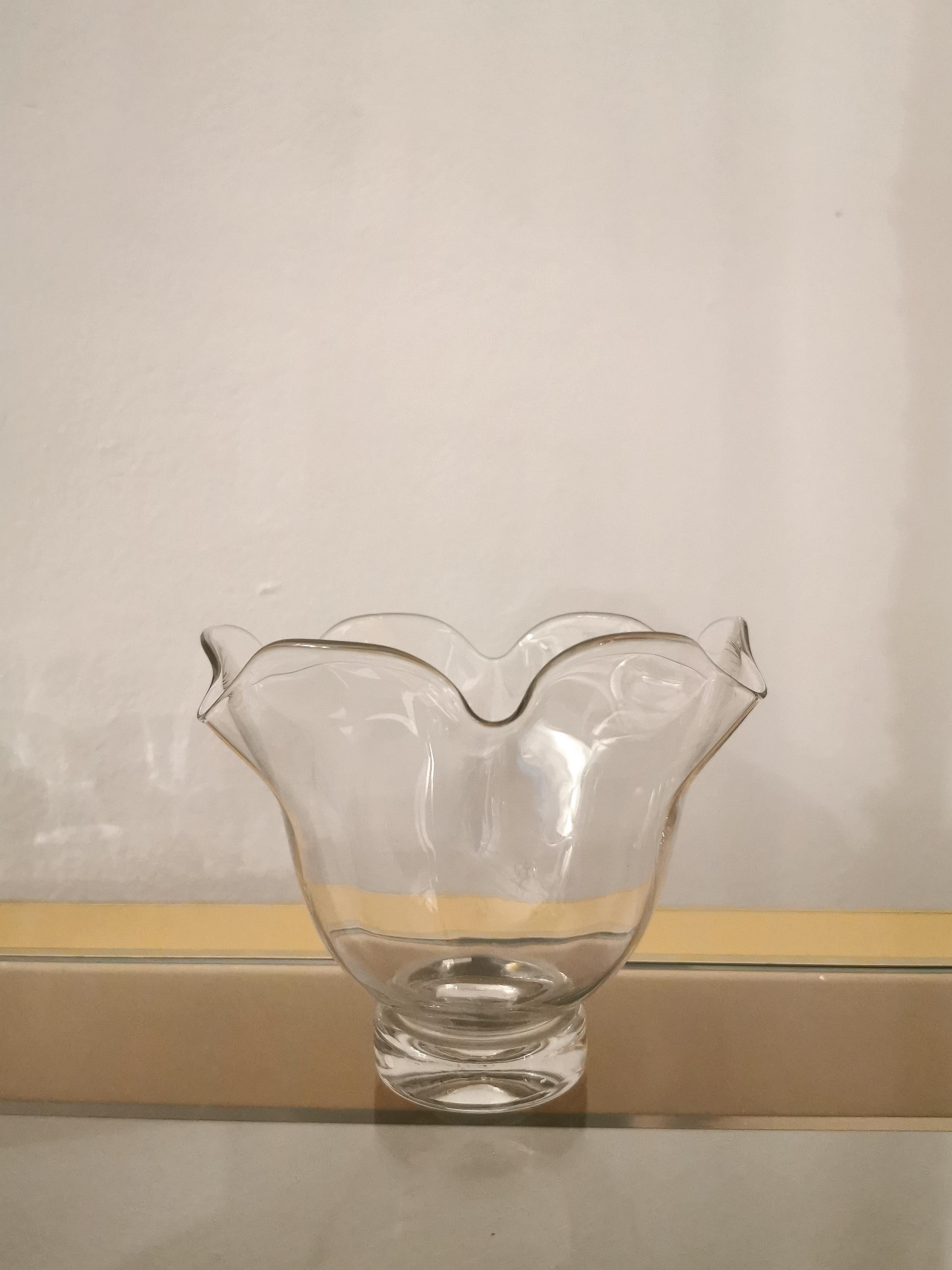 Vases du milieu du siècle en verre soufflé de Murano Maestri Muranesi Italie 1950 Ensemble de 2 en vente 1