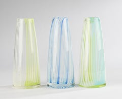 Mid-Century Vases - Dino Martens - Murano Glass - Zanfirico Spiral Decoration