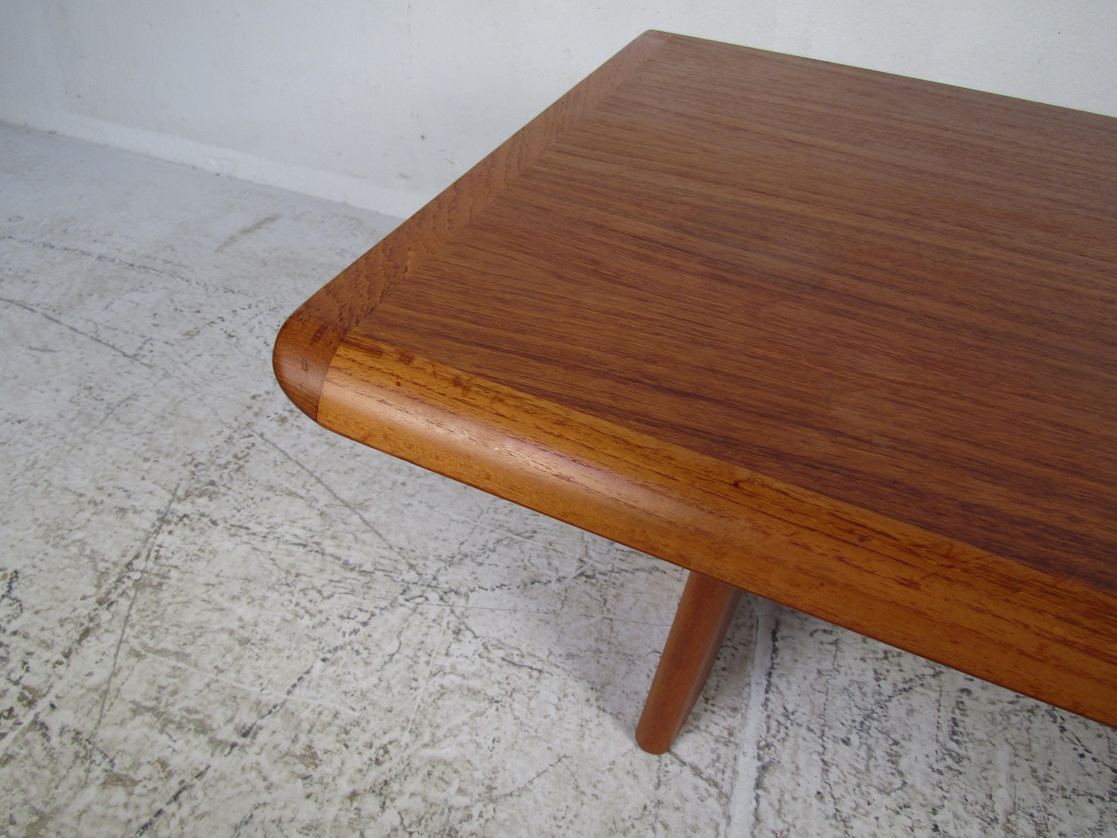 Midcentury Vejle Stole Møbelfabrik Danish Modern Teak Coffee Table 3