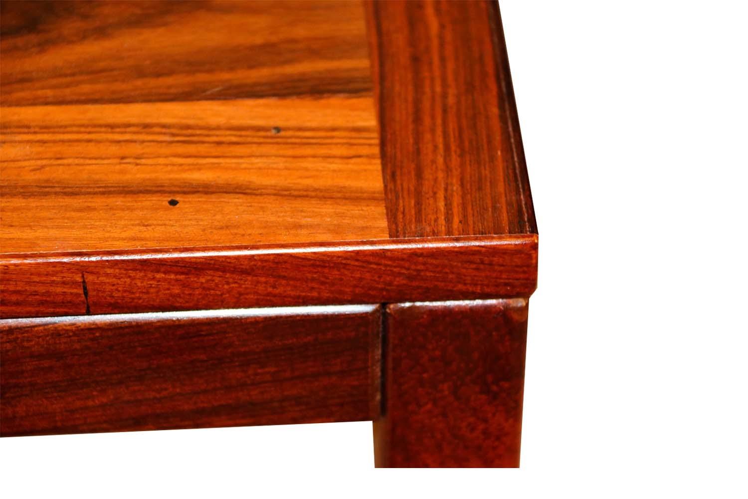 Mid-Century Modern Midcentury Vejle Stole Mobelfabrik Danish Rosewood Side Table  For Sale