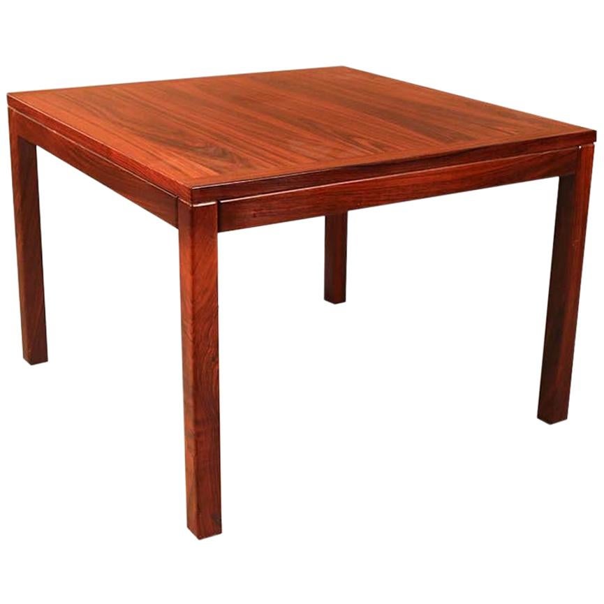 Midcentury Vejle Stole Mobelfabrik Danish Rosewood Side Table  For Sale