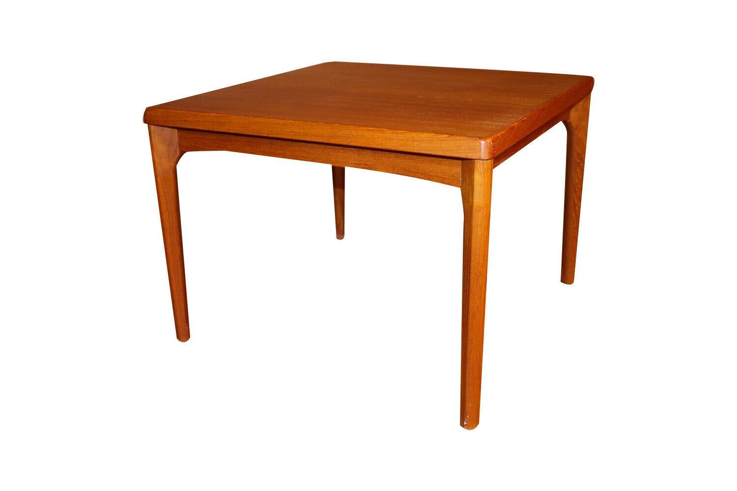 Mid-Century Modern Mid-Century Vejle Stole Mobelfabrik Danish Side Table For Sale