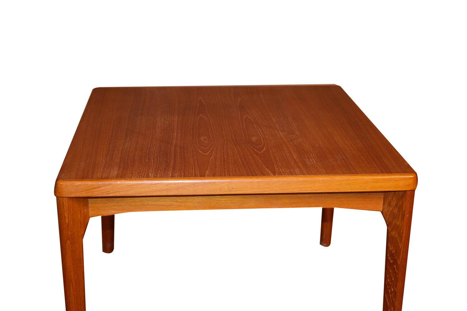 Late 20th Century Mid-Century Vejle Stole Mobelfabrik Danish Side Table For Sale
