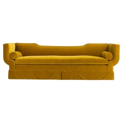 Mid Century Velvet Sofa in the Stye of James Mont