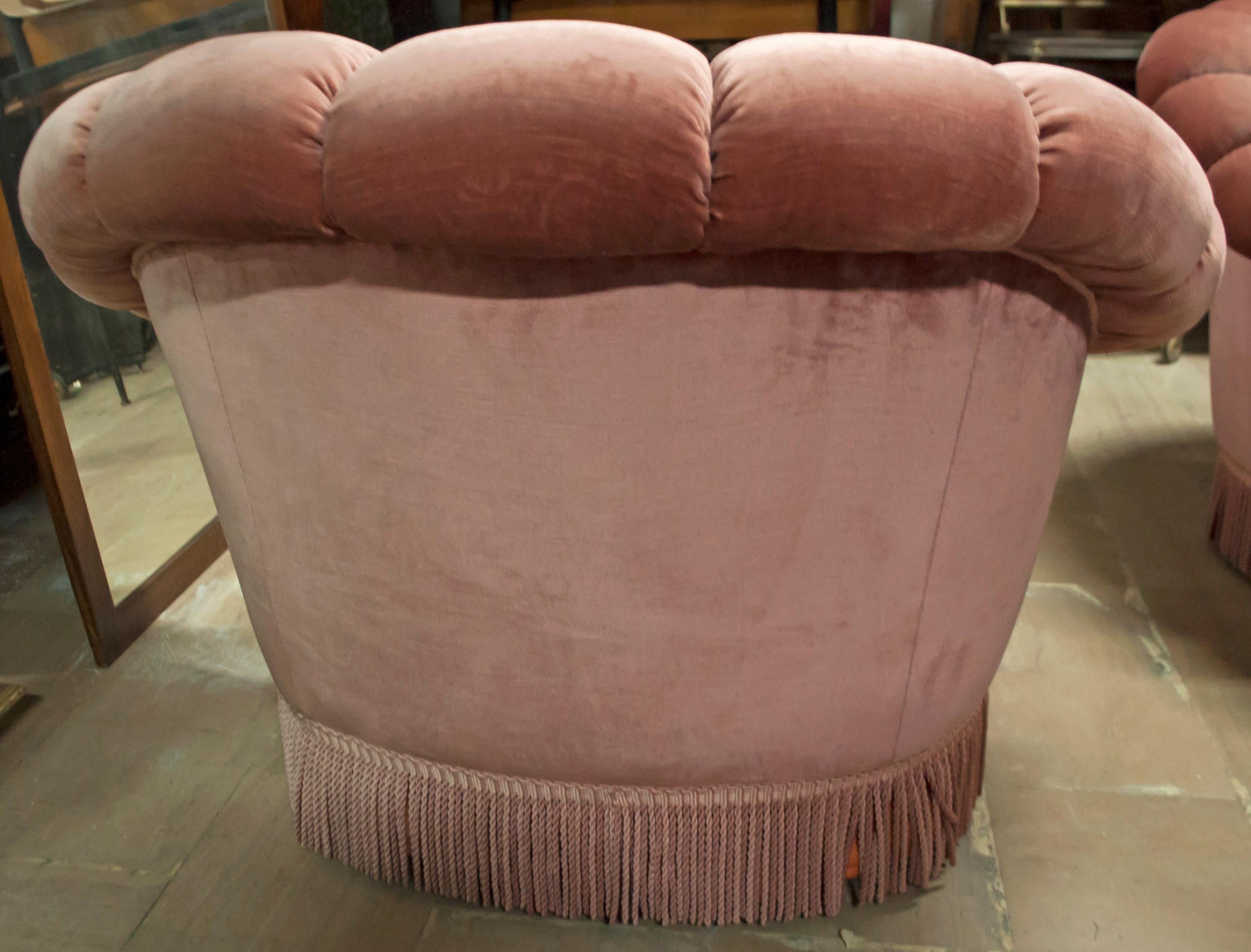 Venezianisches Sofa aus ausgefallenem Samt im Barockstil und zwei Sessel von Silik, 1960er Jahre im Angebot 5