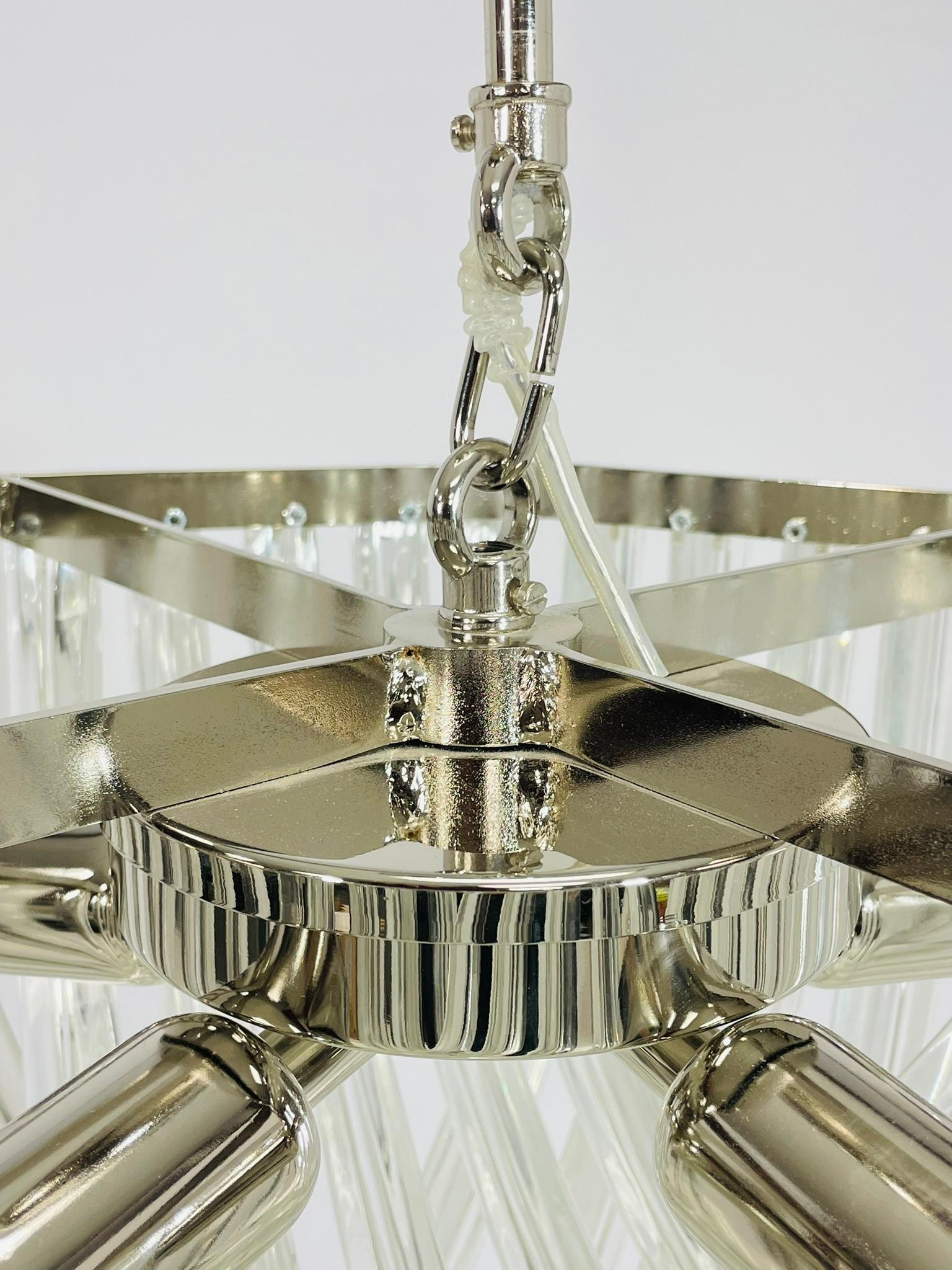 Araña de cristal veneciano de mediados de siglo de Carlo Nason para Mazzega en venta 4