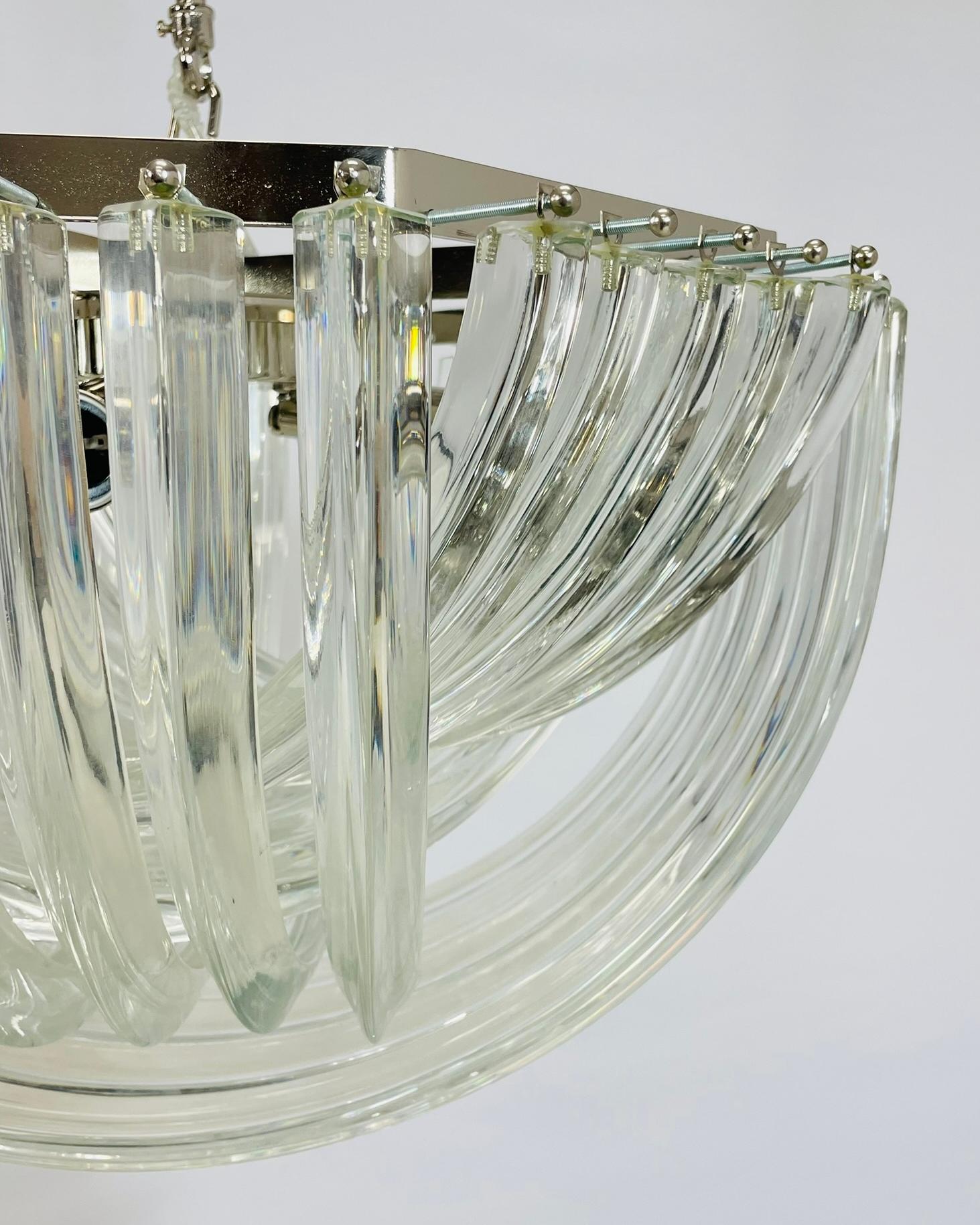 Araña de cristal veneciano de mediados de siglo de Carlo Nason para Mazzega en venta 6