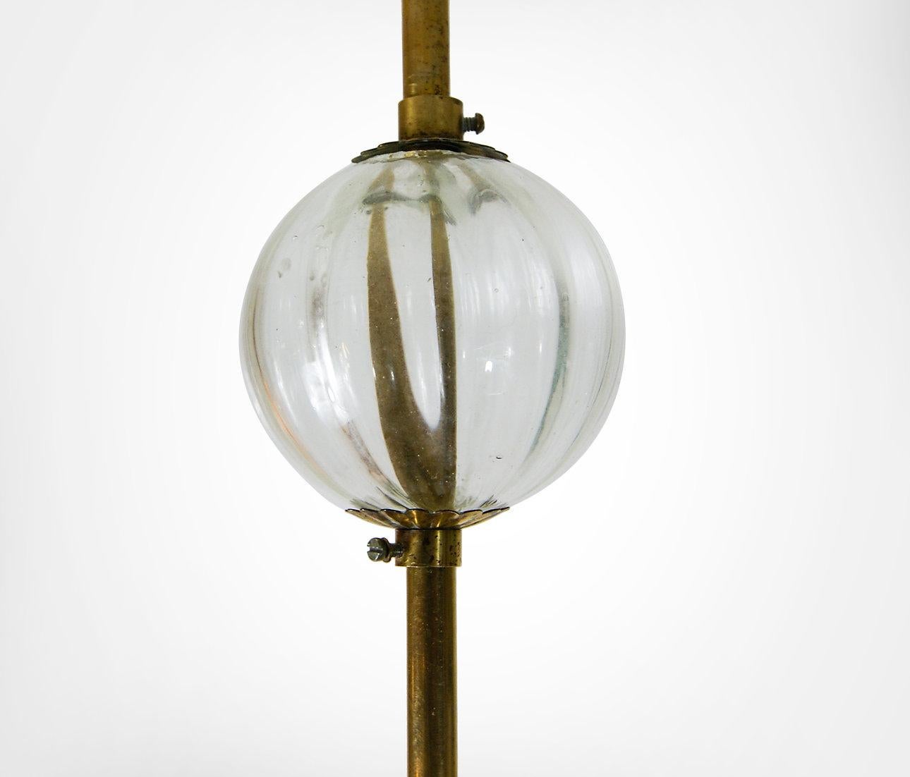 Other Mid-Century Venetian Glass Suspension Chandelier Barovier e Toso Attr.