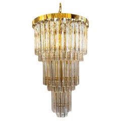 Mid-Century Venini Cascade Chandelier, 1960s