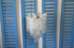 Mid-Century Venini Troncho Murano Glass Chandelier