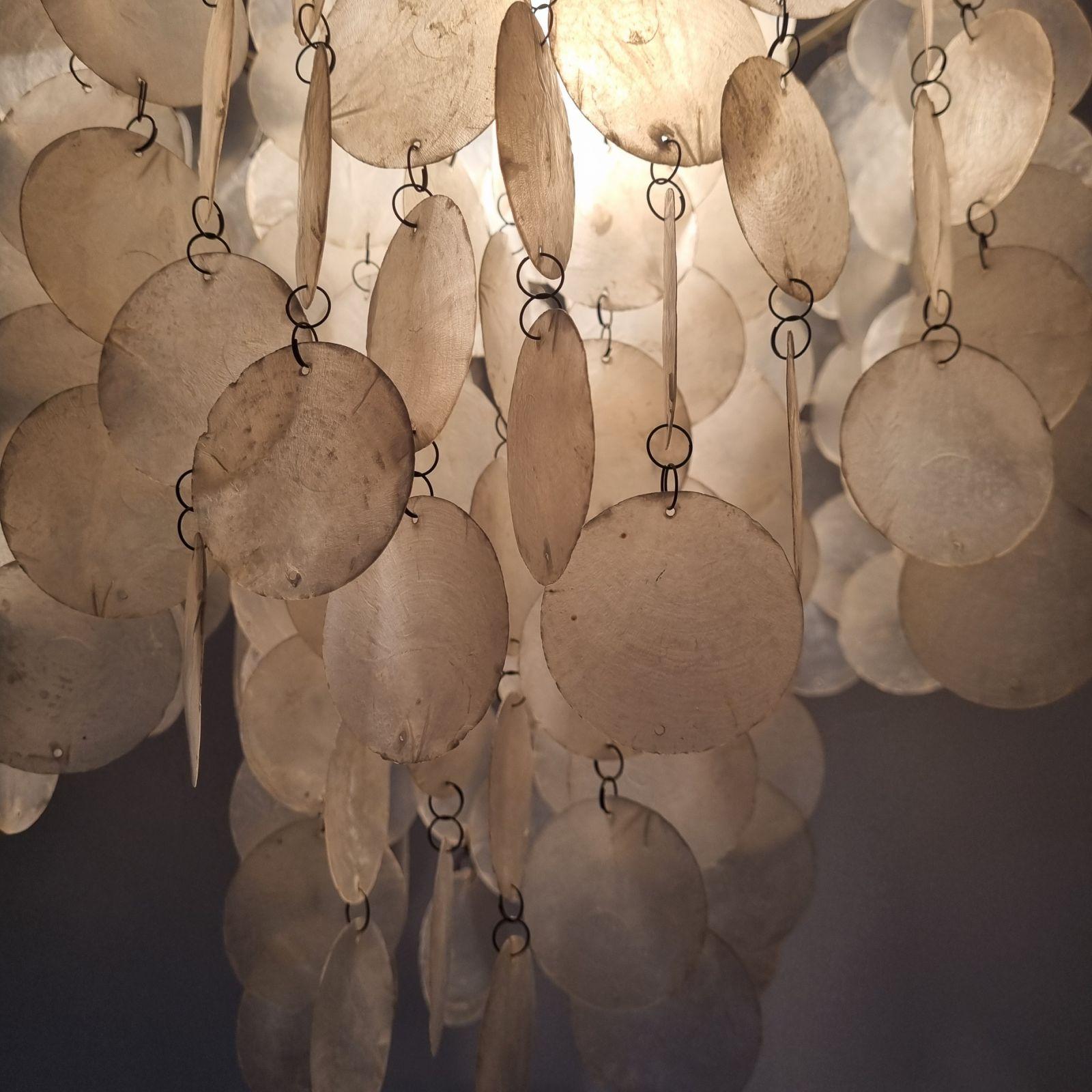 Lampadario a conchiglia Fun 1DM di Verner Panton di metà secolo per Lüber, Svizzera, anni '60 in vendita 2