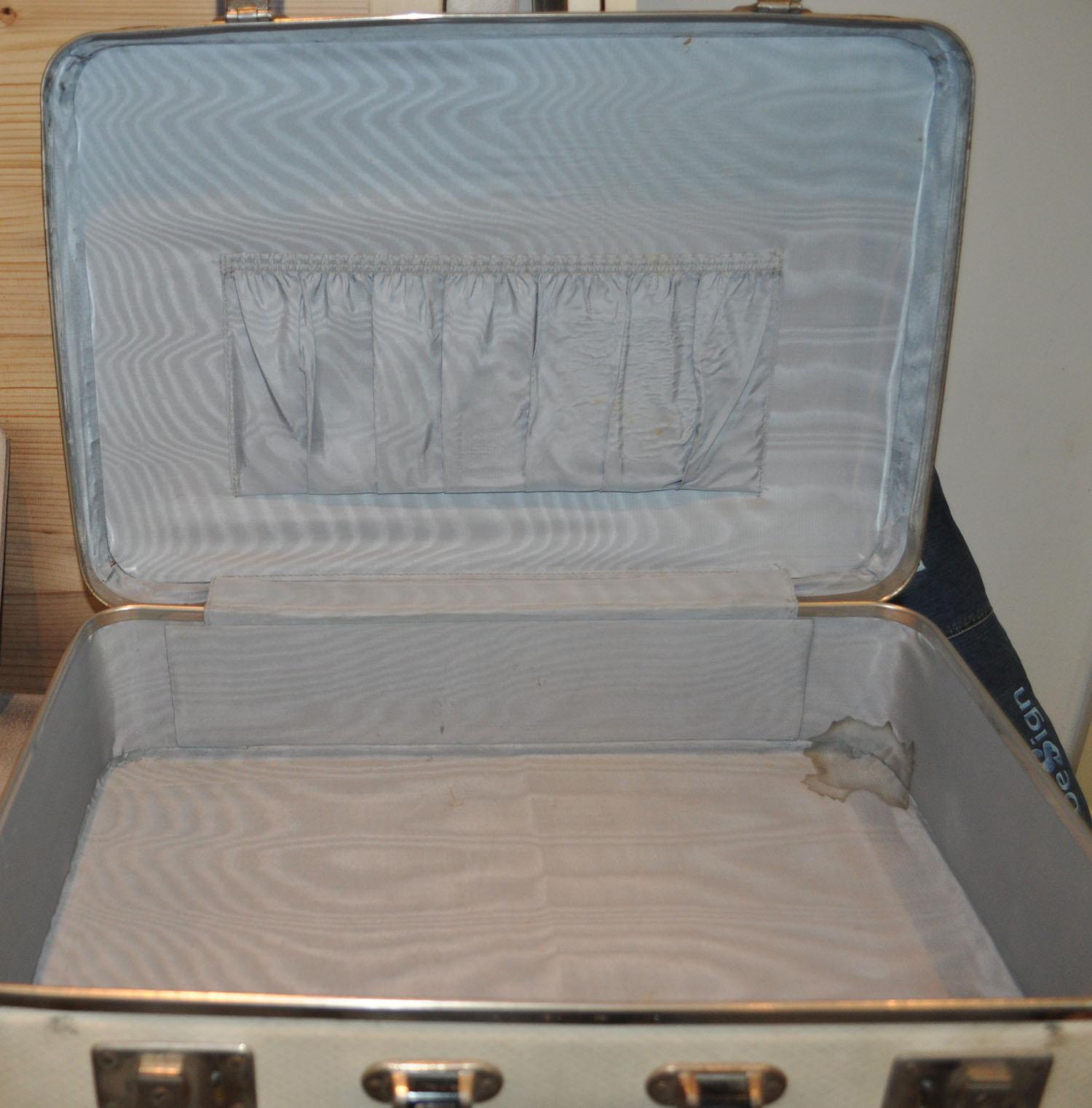 Mid-Century Modern Midcentury Very Unique Vintage Suitcase, 1960s For Sale