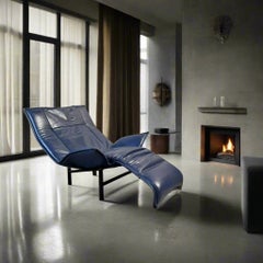 Vico Magistretti Loungesessel für Cassina "Veranda", Mitte des Jahrhunderts, Italien 1980