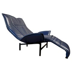 Mid-Century Vico Magistretti Lounge Chair for Cassina "Veranda", Italy 1980