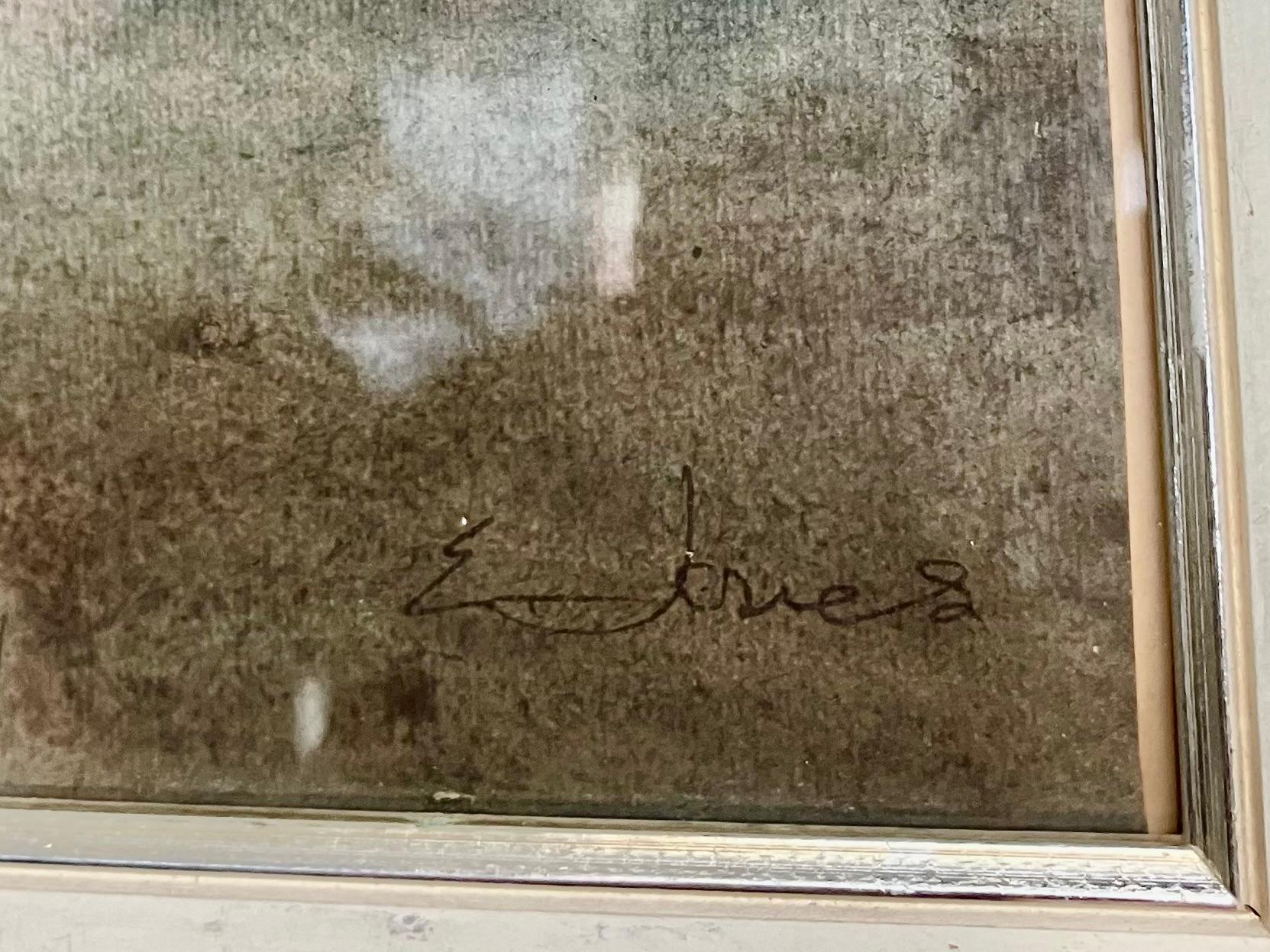 Ansicht der Piazza del Popolo aus der Mitte des Jahrhunderts (Mitte des 20. Jahrhunderts) im Angebot