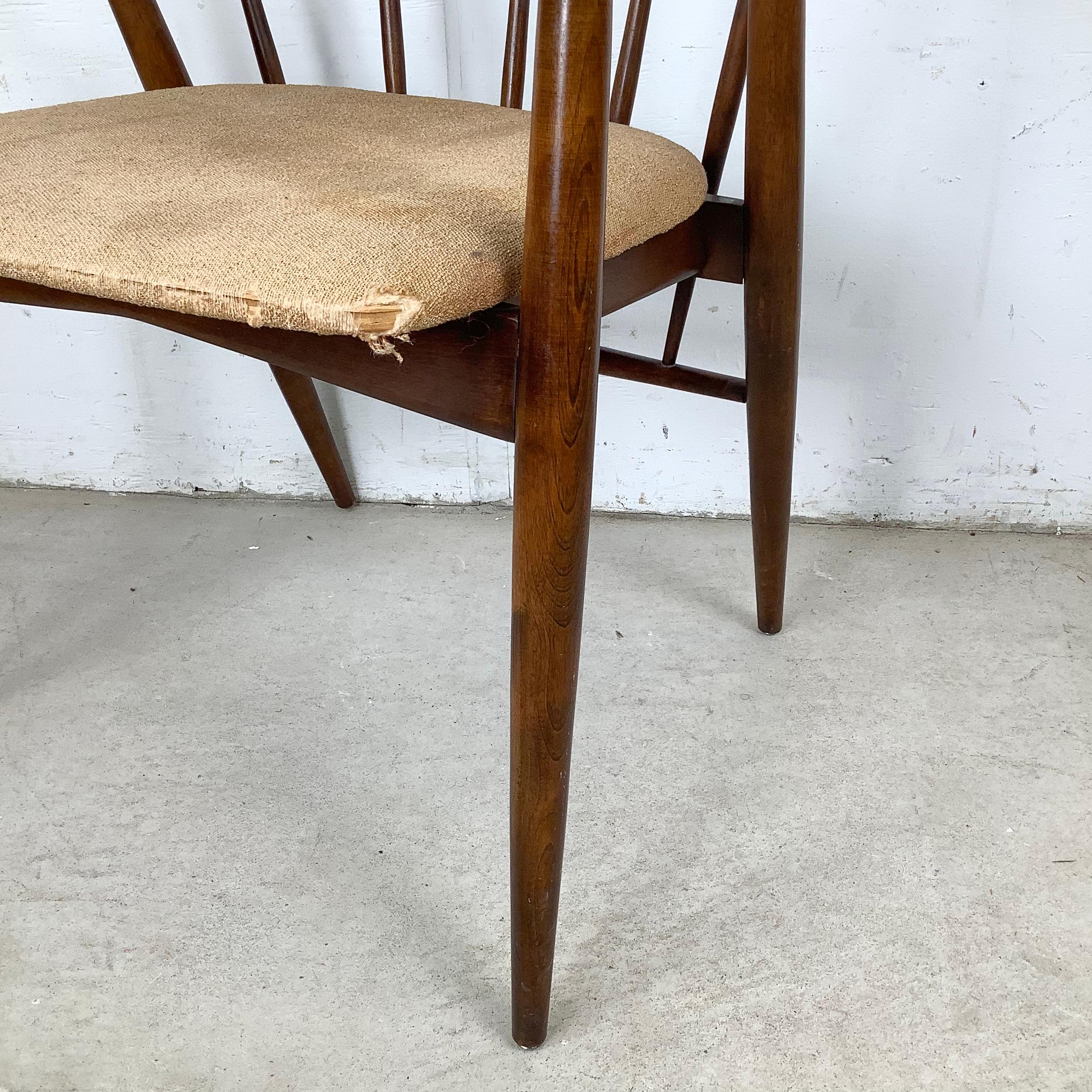 Mid-Century Viko Baumritter Sessel mit Speichenrücken im Angebot 3