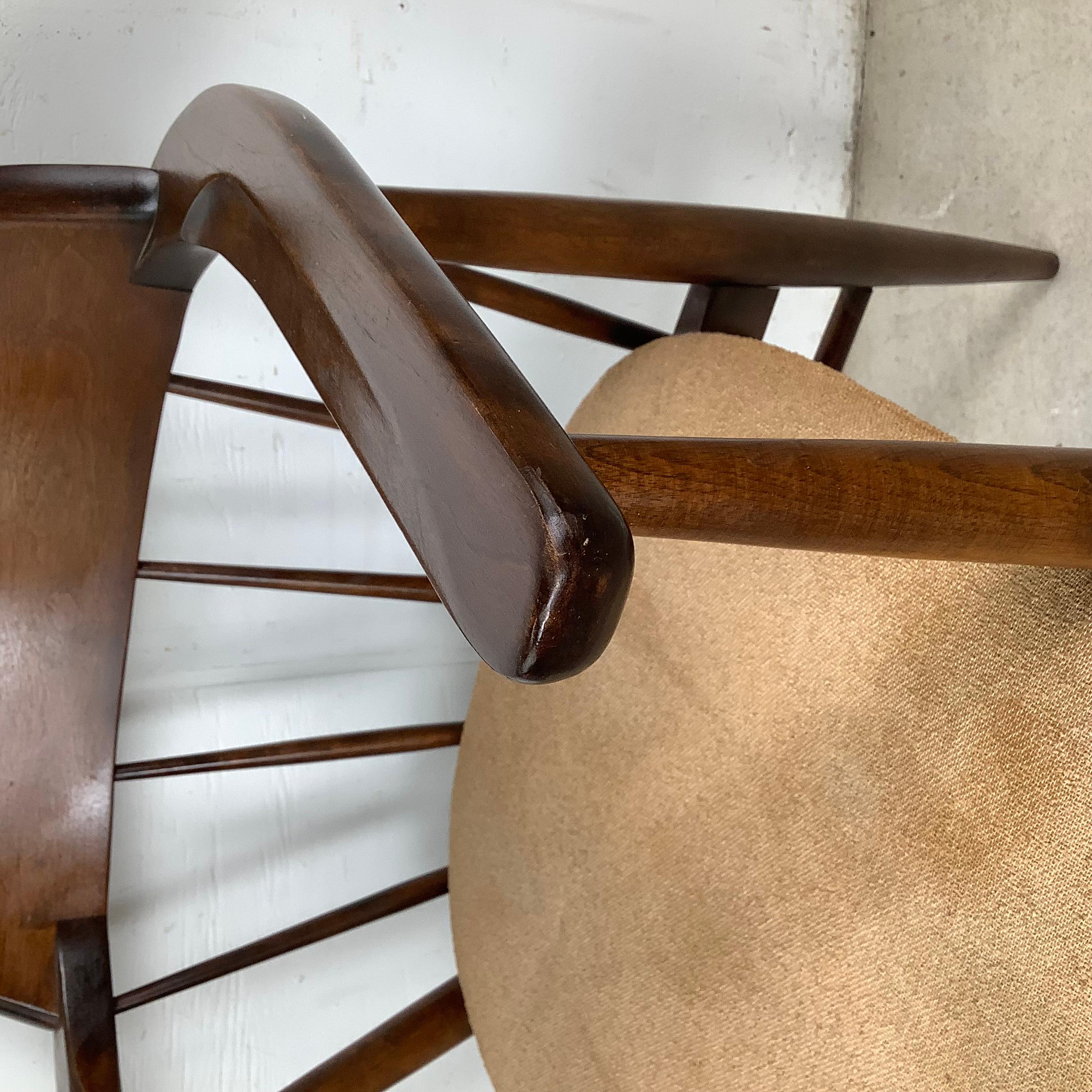 Mid-Century Viko Baumritter Sessel mit Speichenrücken im Angebot 8