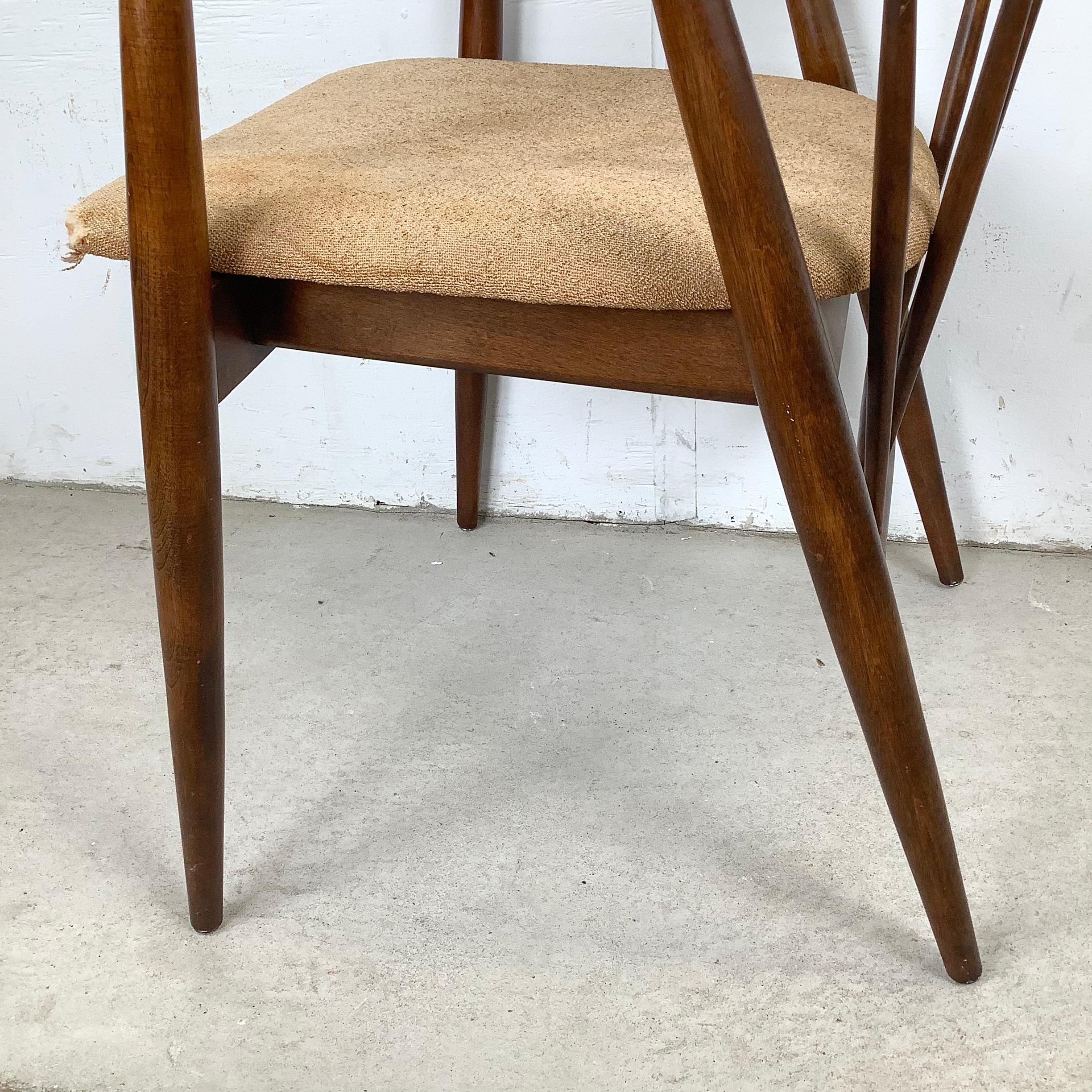 Mid-Century Viko Baumritter Sessel mit Speichenrücken im Angebot 9