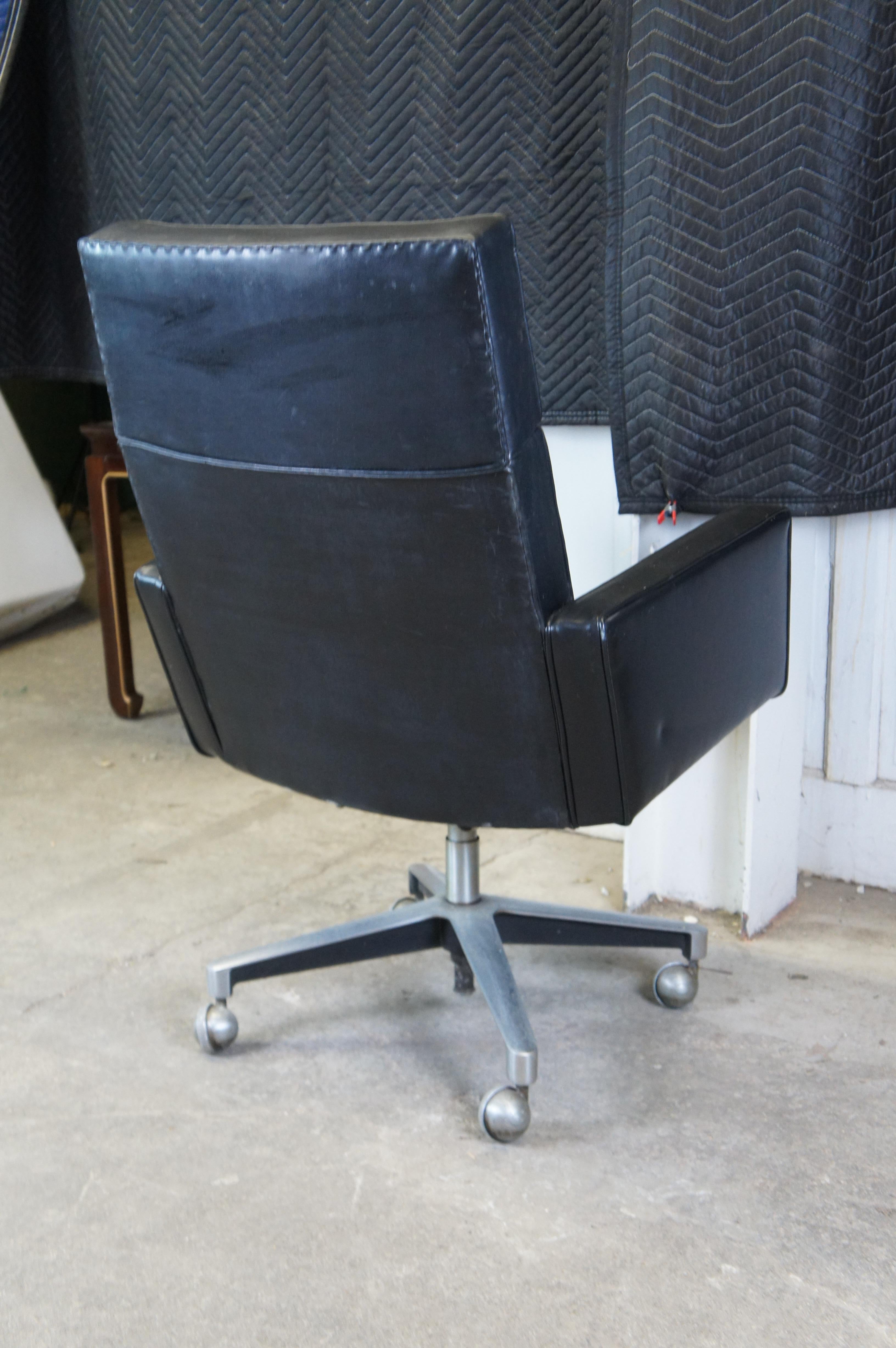 Mitte des Jahrhunderts Vincent Cafiero Executive Task Schreibtisch Bürostuhl von Knoll No 181 MCM (Mitte des 20. Jahrhunderts) im Angebot