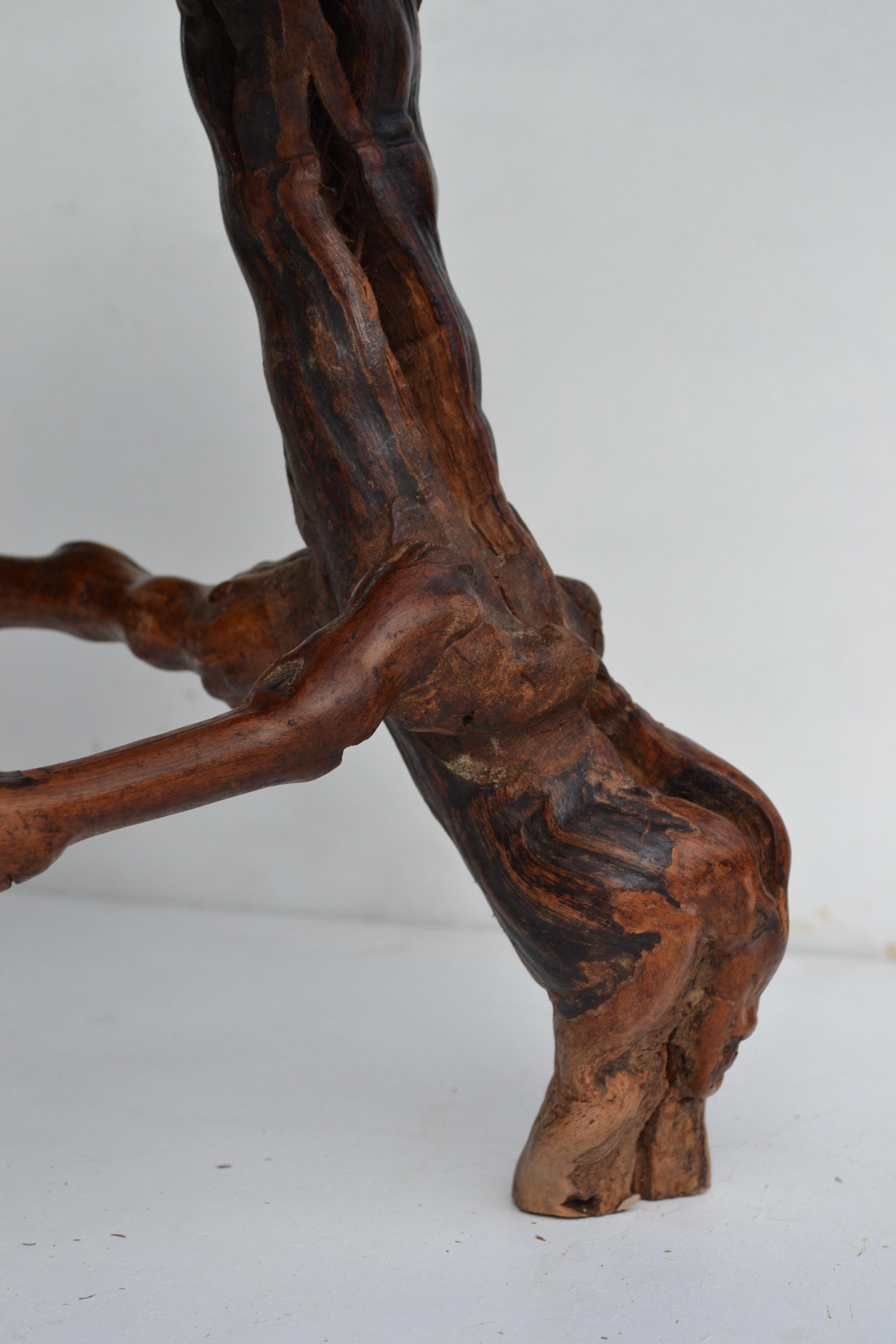 Mid-Century Vine Root Stool, France, 1950s For Sale 2