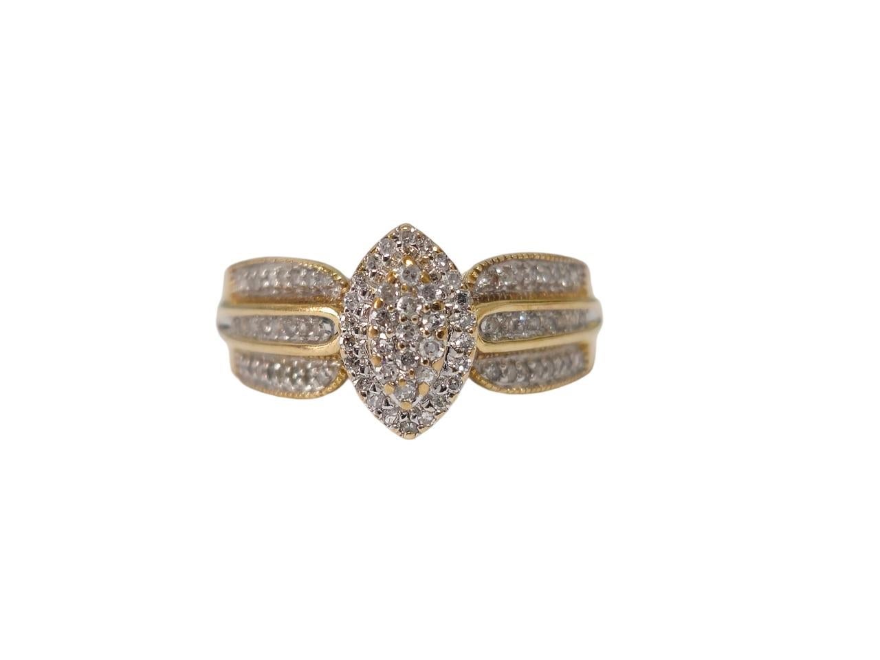 Round Cut Mid Century Vintage 1.20 Carat Diamond Engagement Women's Ring For Sale