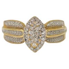 Mid Century Vintage 1.20 Carat Diamond Engagement Women's Ring