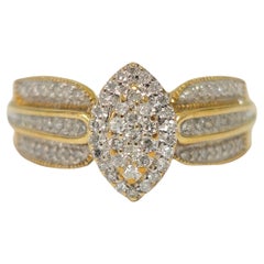 Mid Century Vintage 1.20 Carat Diamond Engagement Women's Ring