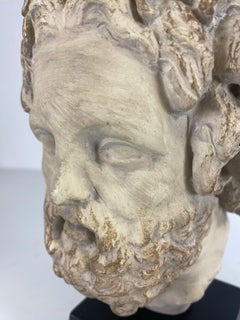 Buste classique gréco-romain Alva Studios, vintage du milieu du siècle dernier