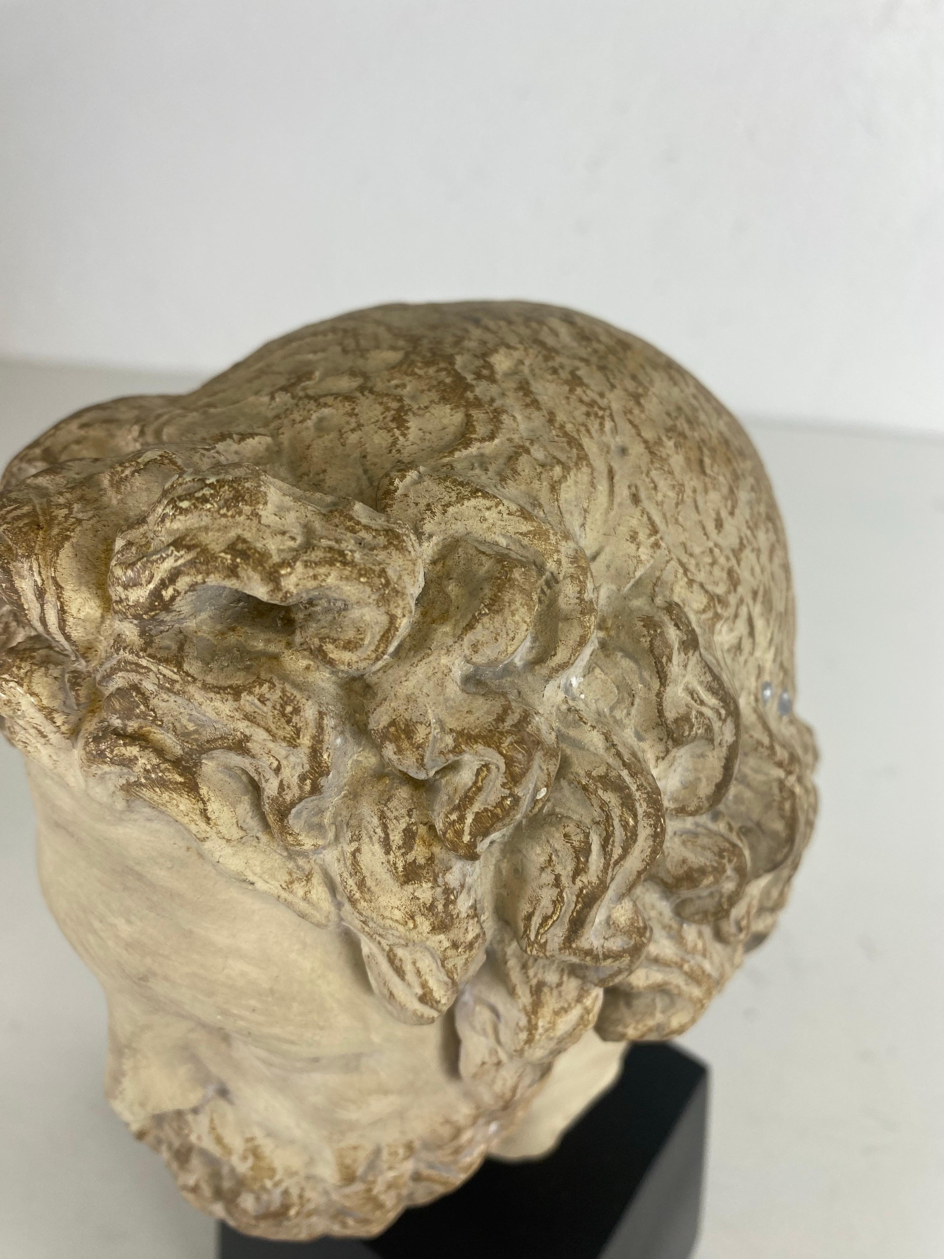 Americano Busto classico greco-romano d'epoca della metà del secolo scorso di Alva Studios in vendita