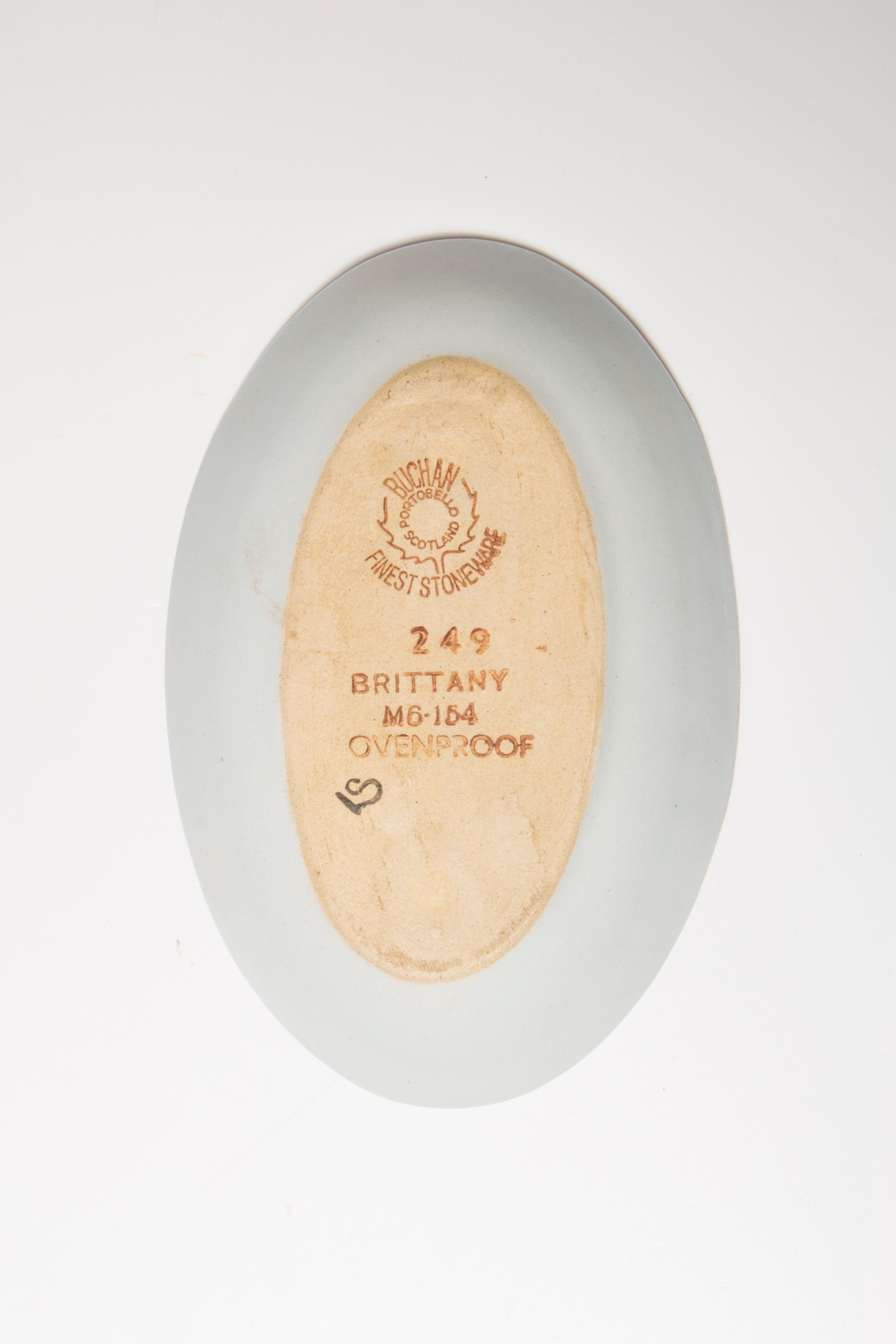 Mid Century Vintage Apple Decorative Porcelain Plate, Scotland, 1960s For Sale 8