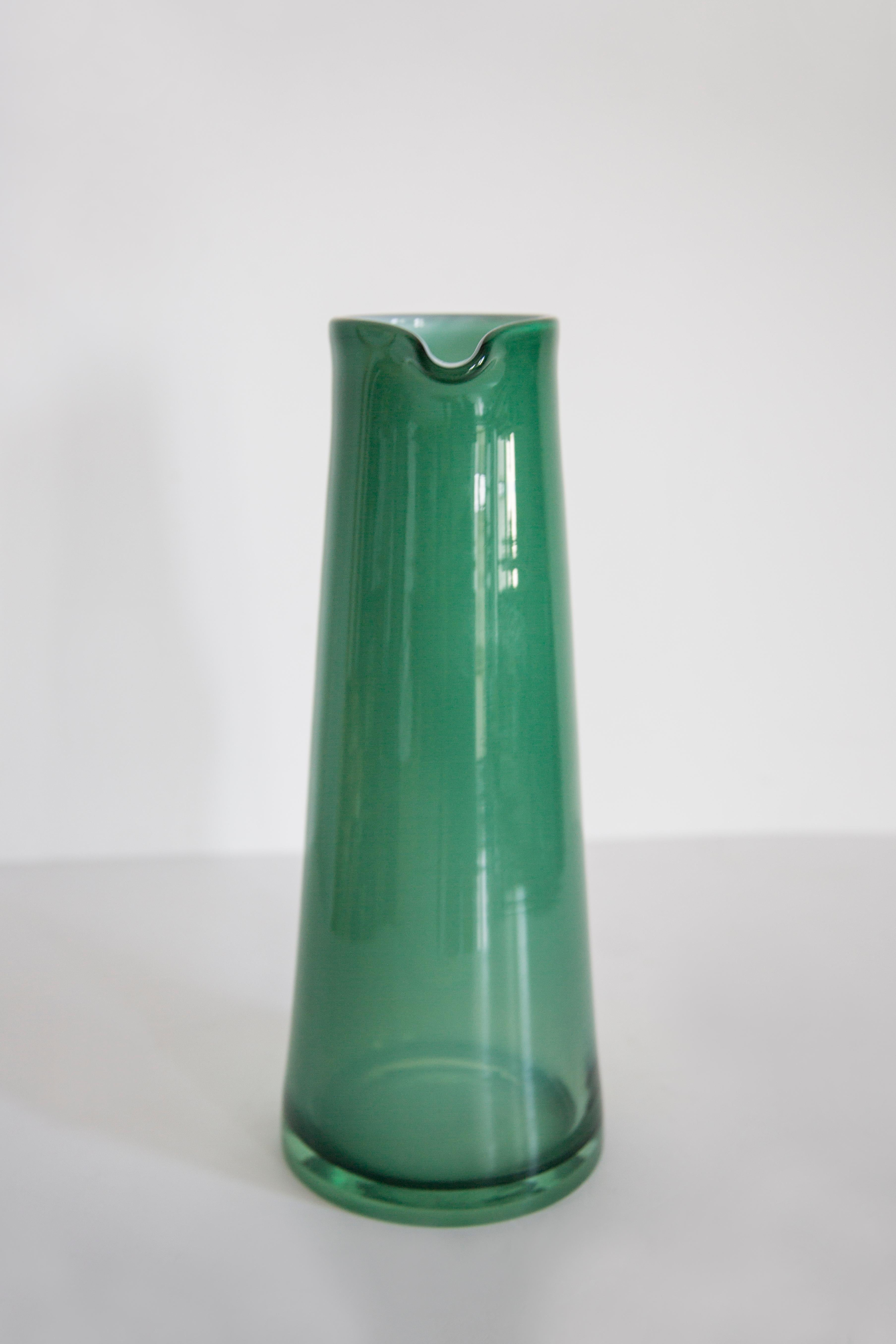 Vaso Greene & Greene in vetro artistico di metà secolo, vaso, Tarnowiec, Europa, anni '70 in vendita 1
