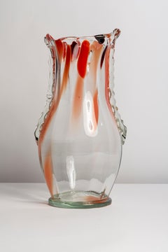 Artistische Glasvase aus der Mitte des Jahrhunderts, Europa, 1970er Jahre