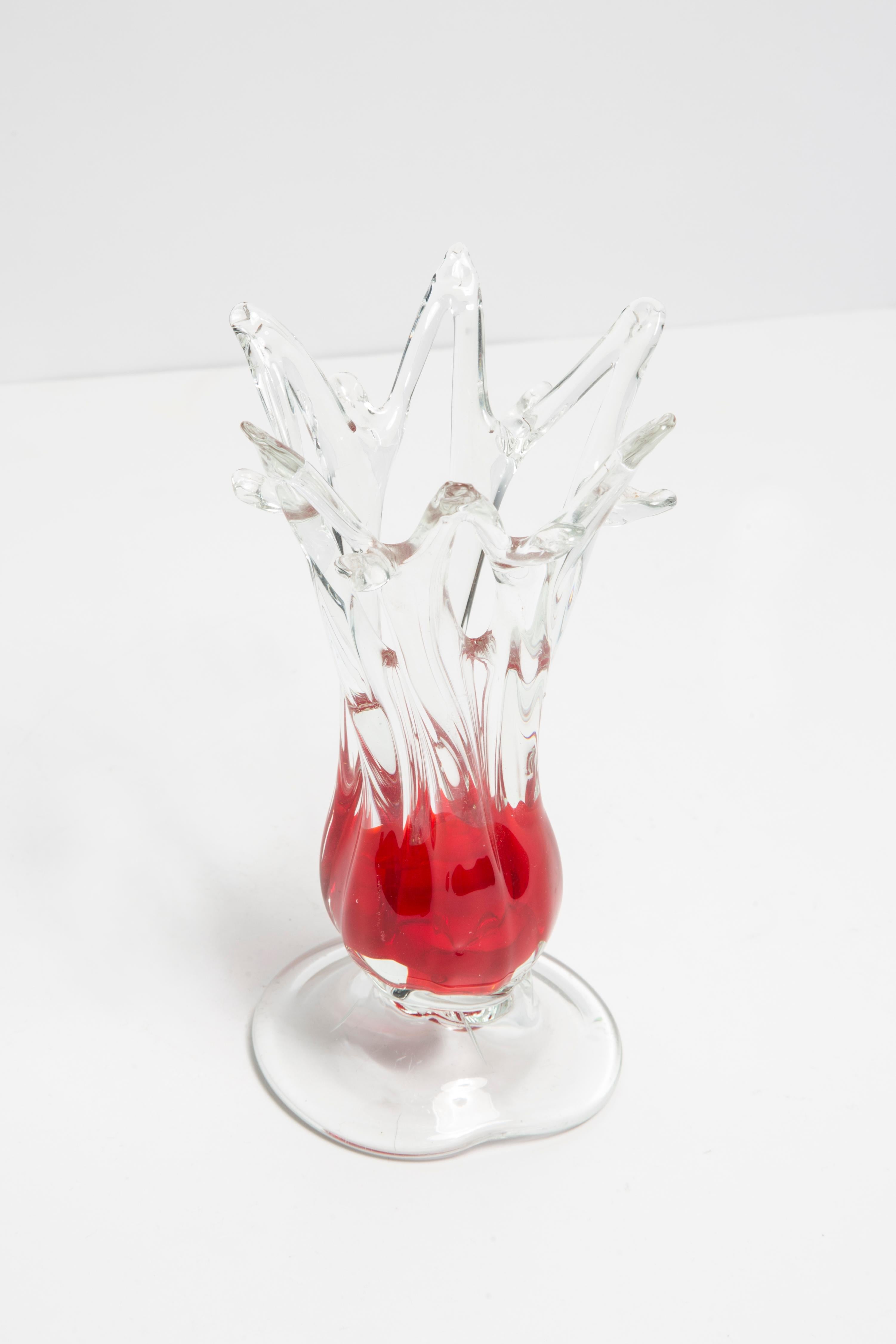 Mid-Century Modern Mid Century Vintage Artistic Glass Vase, Europe, 1970s For Sale