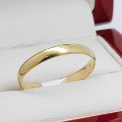 Mid Century Vintage Australian Gold Wedding Band