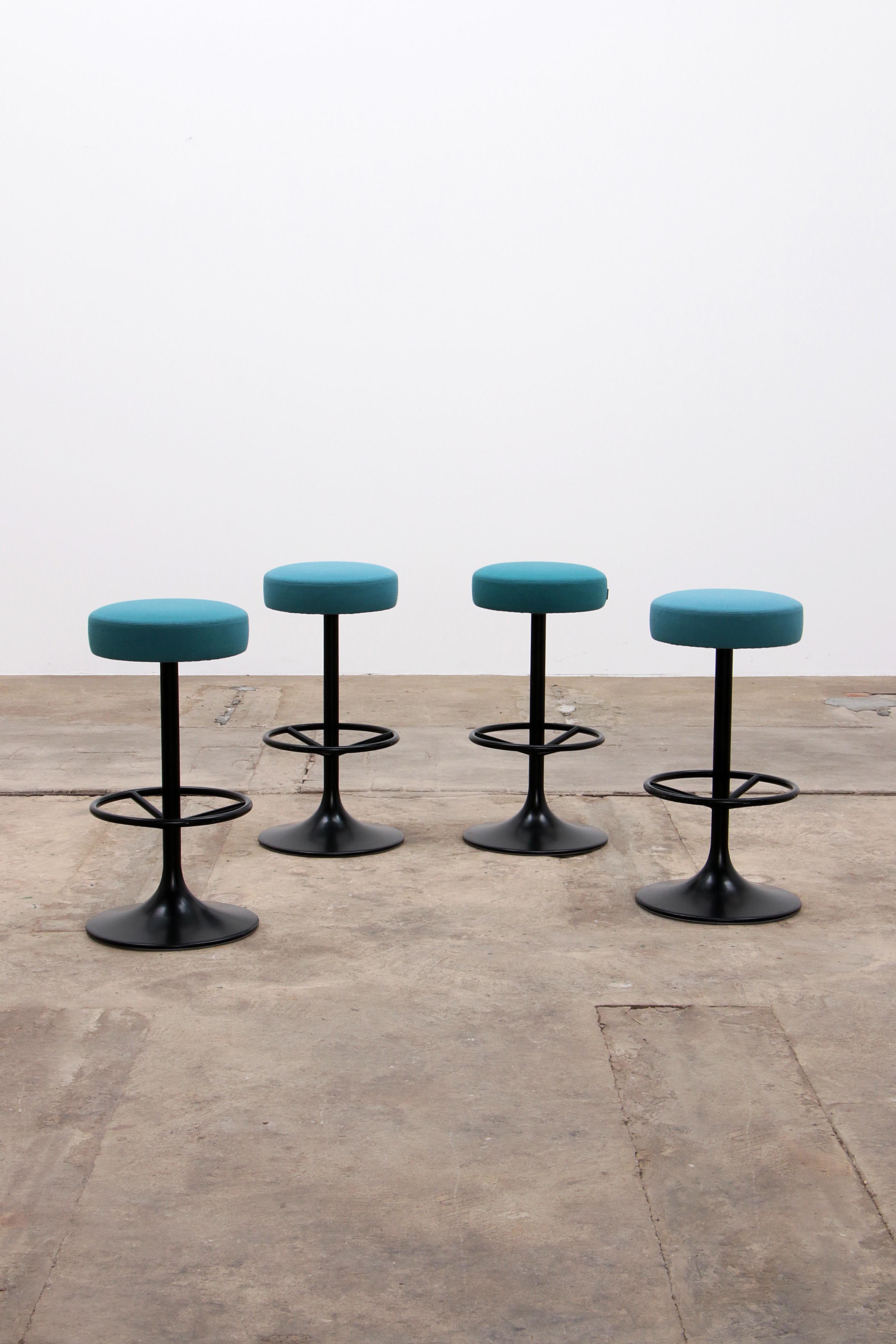 Mid century Vintage Bar Stools design by Borje Johanson, 1980 Sweden.

These four beautiful vintage Swedish bar stools will soon be at the bar in your home. A design by Borje Johanson. Produced by Johanson design. 

Design Period 1960s.

The trumpet