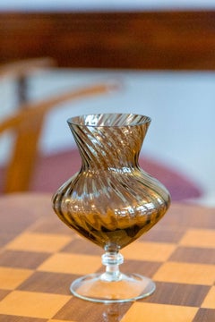 Beigefarbene Mid-Century-Vase, Europa, 1960er Jahre