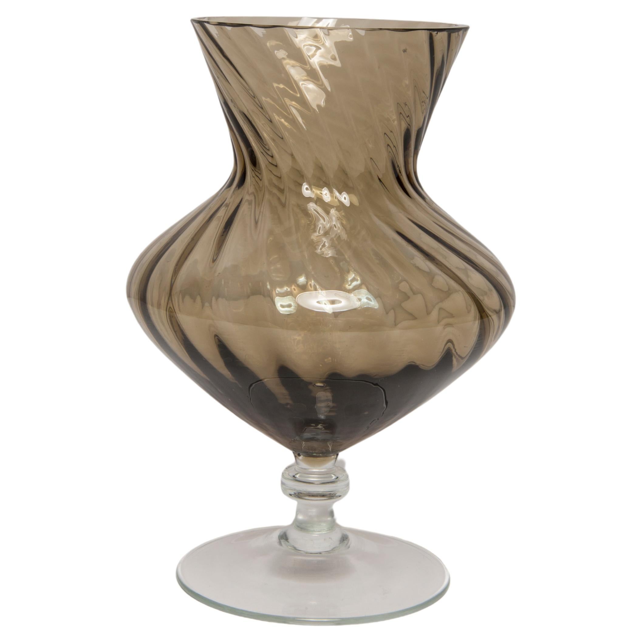 Beigefarbene Mid-Century-Vase, Europa, 1960er Jahre