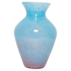 Mid Century Vintage Blue and Violet Big Vase, 20th Century, Europe, 1960s