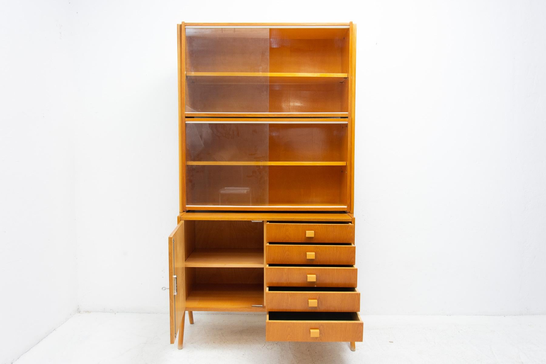 Mid Century Vintage Bookcase by František Jirák, 1960´s, Czechoslovakia In Good Condition In Prague 8, CZ