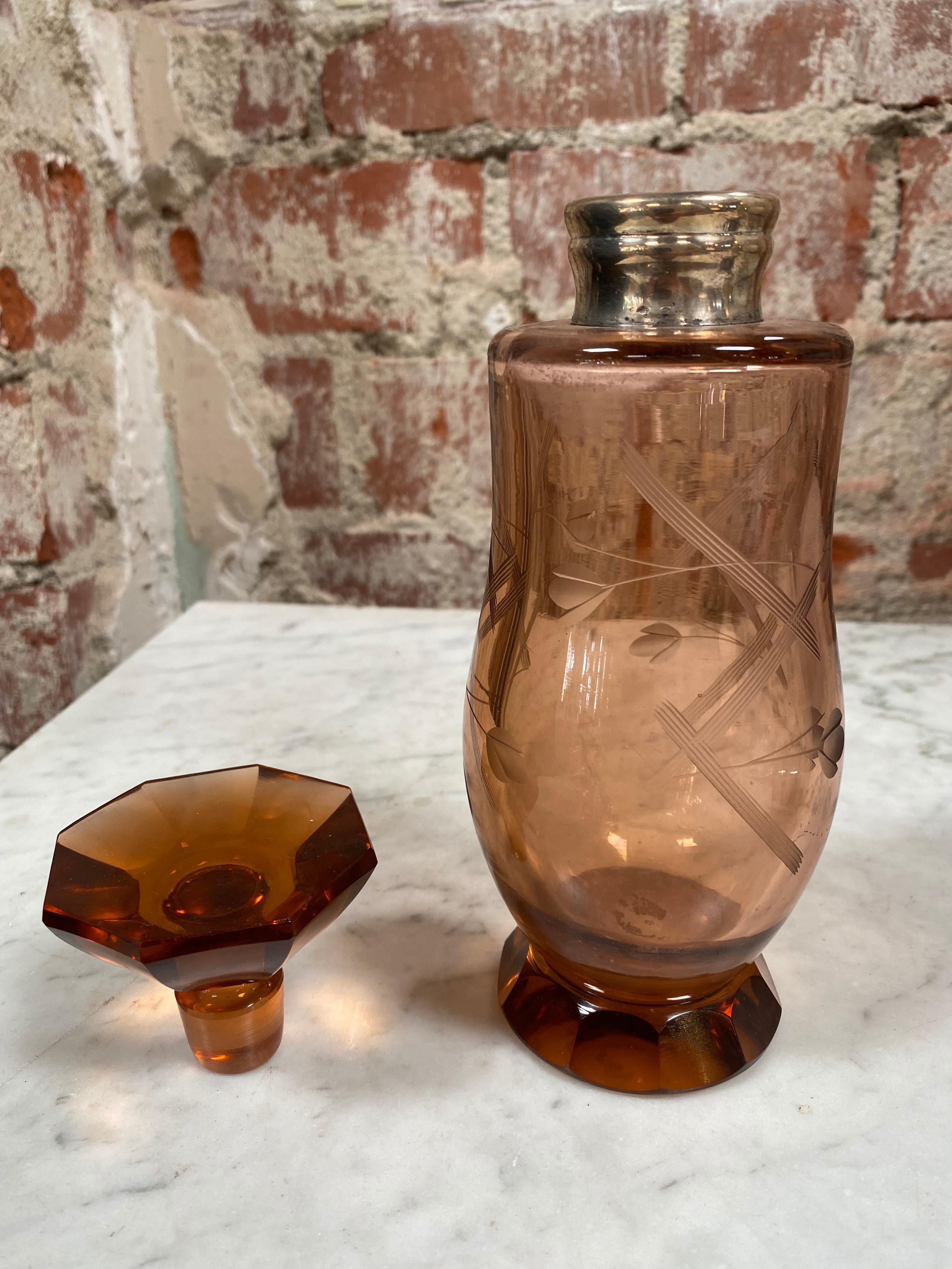 Mid-Century Modern Mid Century Vintage Bottle Italy 1950s For Sale