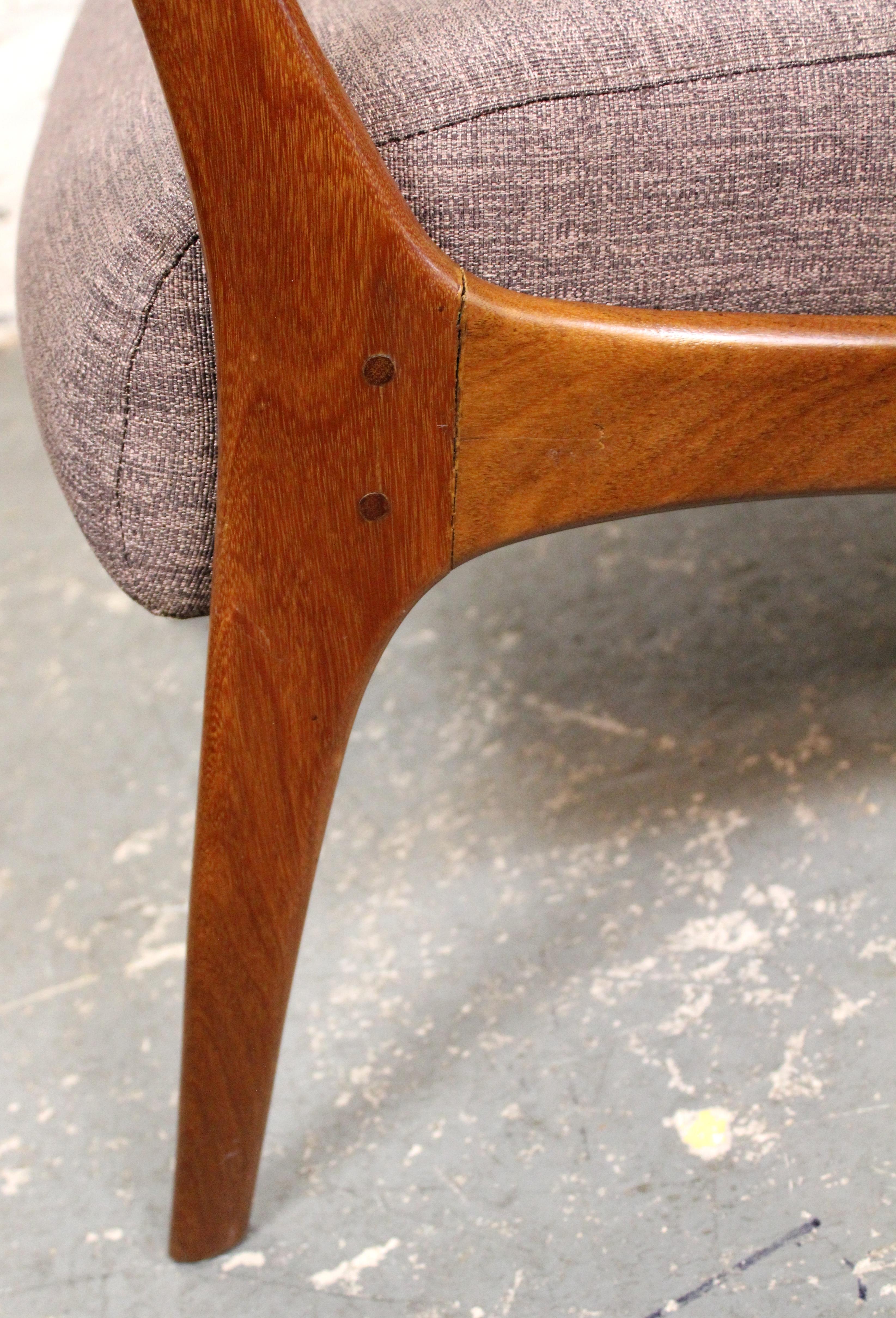 Sedia da salotto brasiliana vintage di metà secolo di John Graz in vendita 6