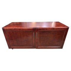 Mid century Vintage buffet cabinet with sliding shelves