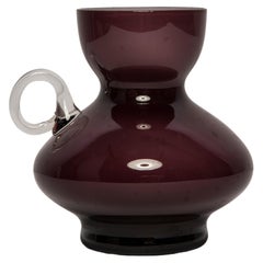 Mid Century Vintage Burgundy Purple Vase, Europe, 1960s